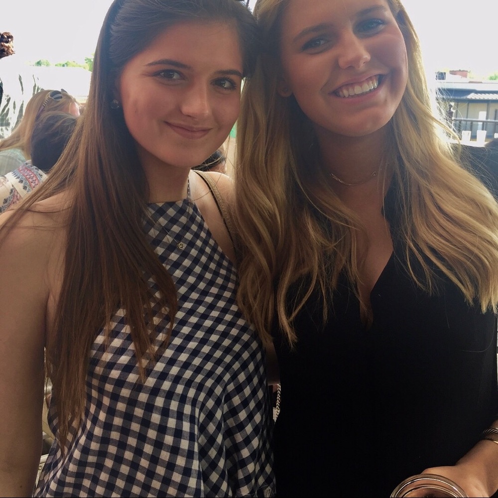 Cute Gigham Blue Top